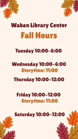 OUR FALL HOURS! COME SEE US thumbnail