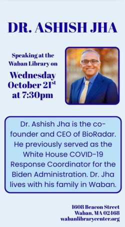 DR. ASHISH JHA to Speak at WLC thumbnail