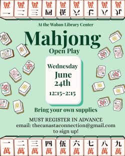 Mahjong: Wednesdays 12:15-2:15 thumbnail