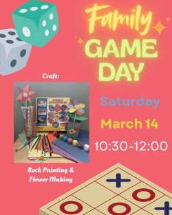 MARCH FAMILY GAME DAY!! thumbnail