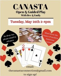 CANASTA on Tuesdays at the Library! thumbnail