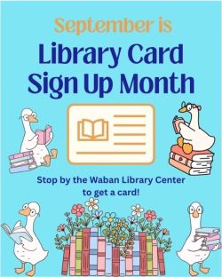 September is LIBRARY CARD MONTH!! thumbnail