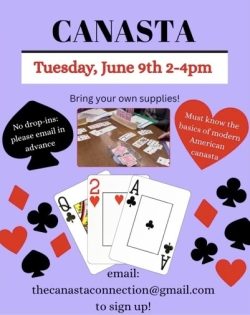 CANASTA on Tuesdays at the Library! thumbnail