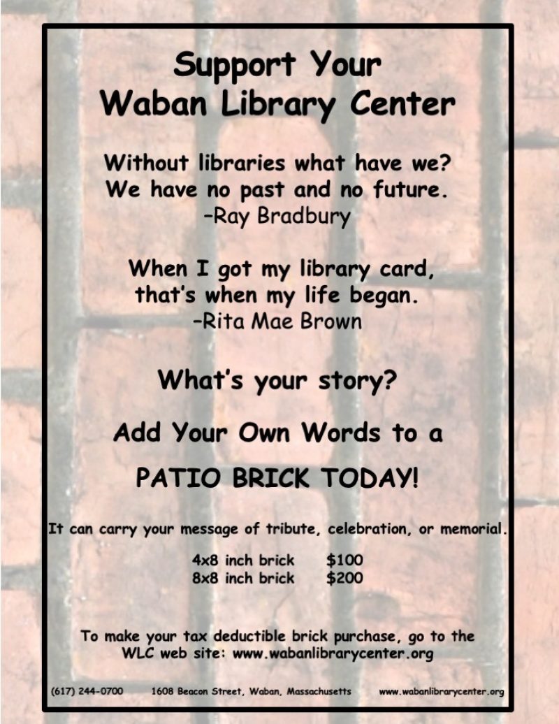 Donate to the Waban Library Center Thumbnail